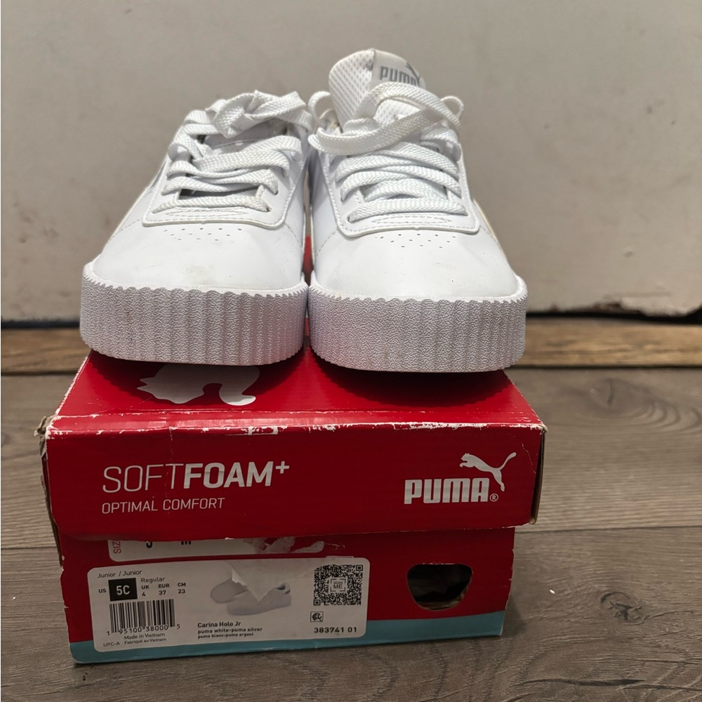 Puma White SoftFoam+ Sneakers